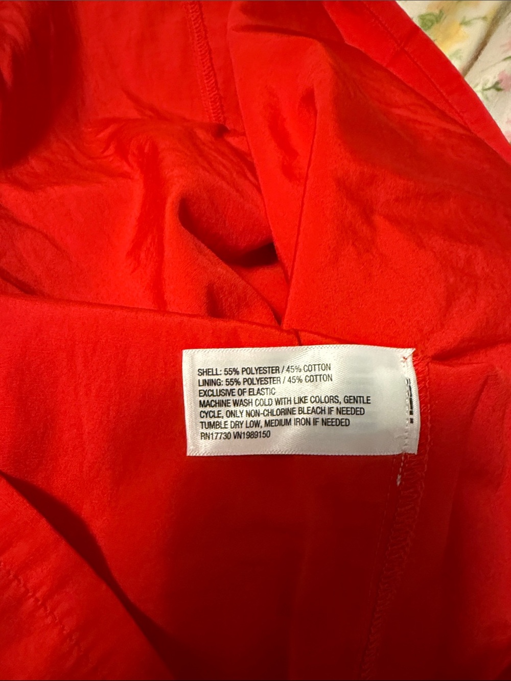 Women's Red Sleeveless Maxi Dress - Gathered Waist - Picture 5 of 5